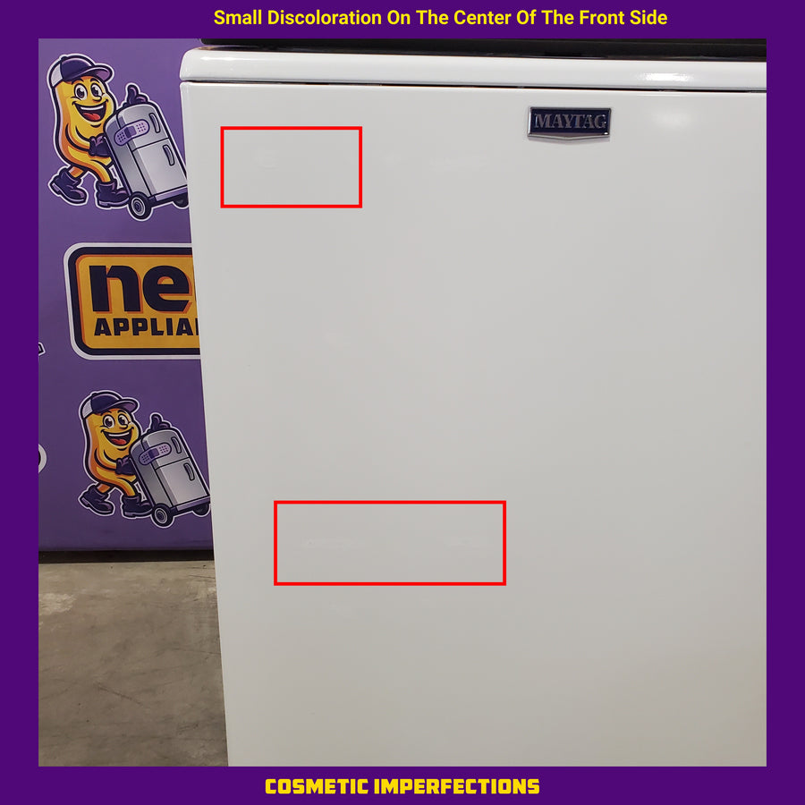 Maytag Top Load 4.8 cu ft Washer with Deep Fill and Slow-Close Glass Lid MVW6200KW - Scratch & Dent (Moderate) and Maytag 7.0 cu. ft Top Load Electric Dryer with Moisture Sensing 16227 - MGD6200KW - Scratch and Dent (Minor)
