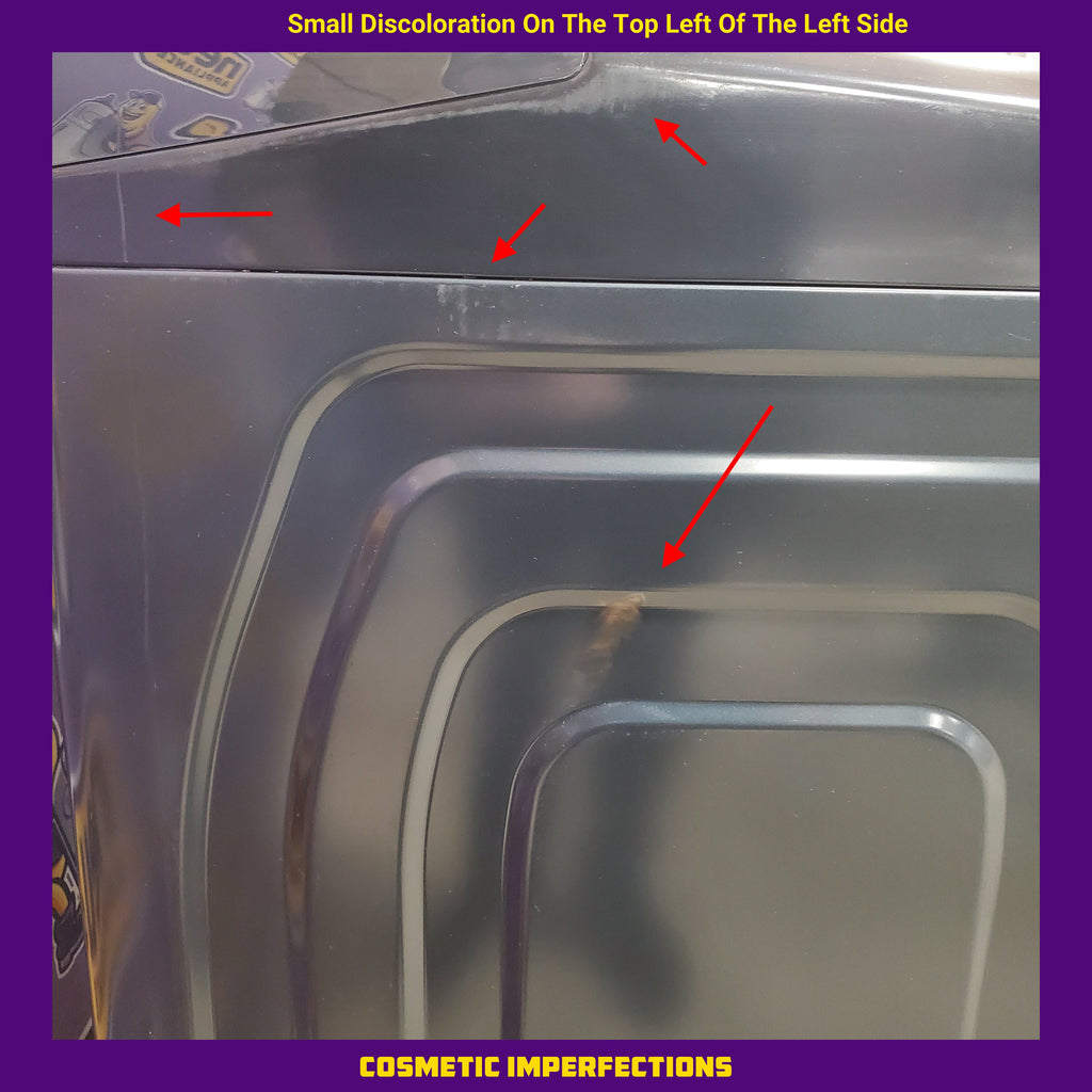 Pictures of Samsung Brushed Navy Blue 7.4 cu. ft. Smart Vented Electric Dryer with Pet Care Dry and Steam Sanitize+ 6SD59 - DVE54CG7150D - Scratch & Dent (Moderate) - Neu Appliance Outlet - Discount Appliance Outlet in Austin, Tx