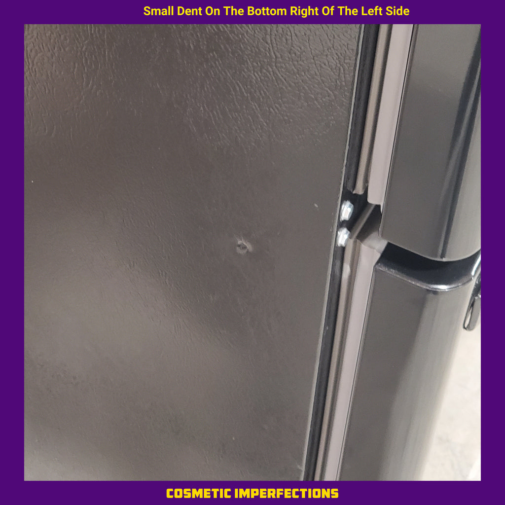 Pictures of Black Whirlpool ENERGY STAR Bottom Freezer 18.7 cu ft Refrigerator with SpillGuard™ Glass Shelves WRB329DMBB - Scratch & Dent (Minor) - Neu Appliance Outlet - Discount Appliance Outlet in Austin, Tx