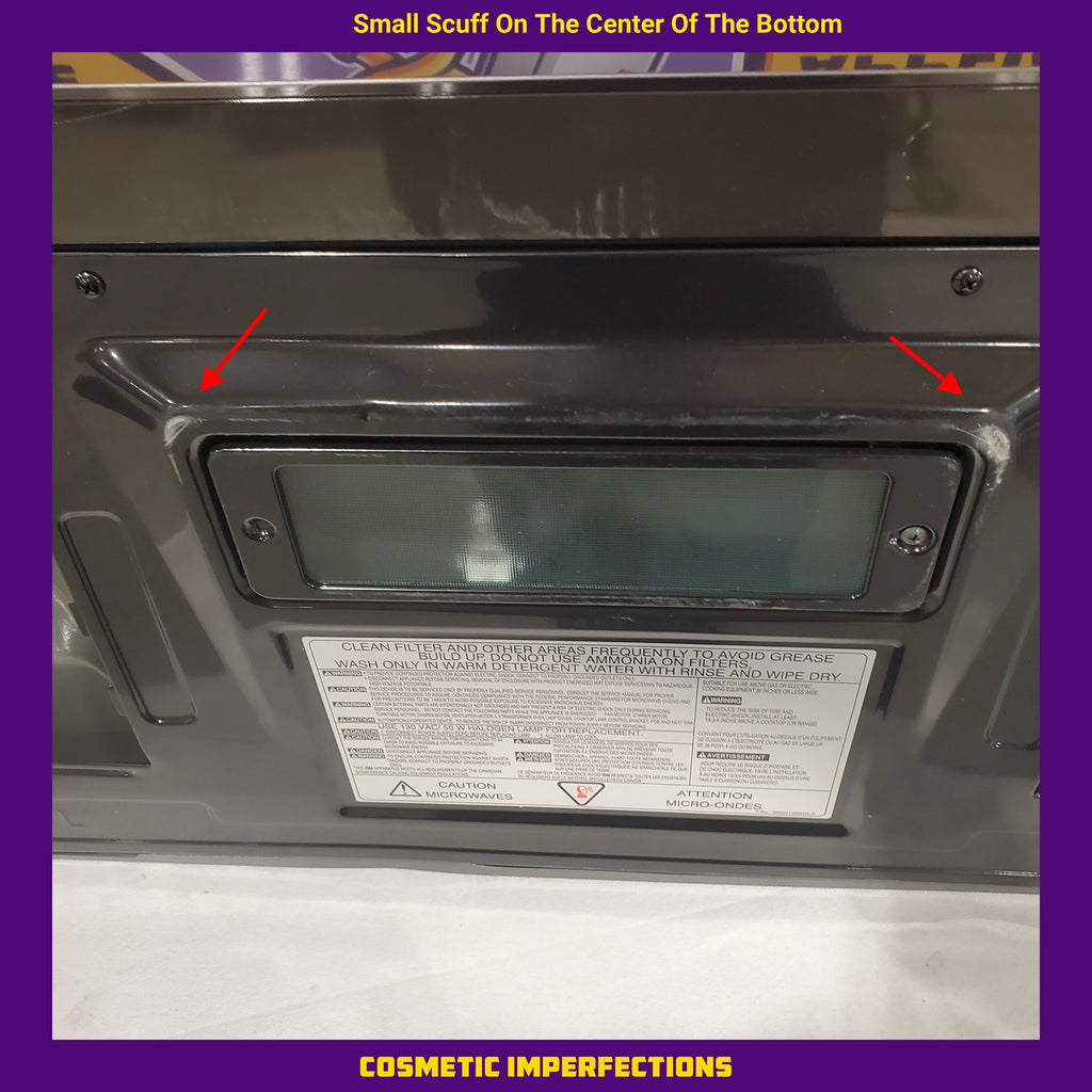 GE Profile™ 2.1 Cu. Ft. Over-the-Range Sensor Microwave Oven 5SD284 - PVM9005BLTS - Scratch & Dent (Minor)