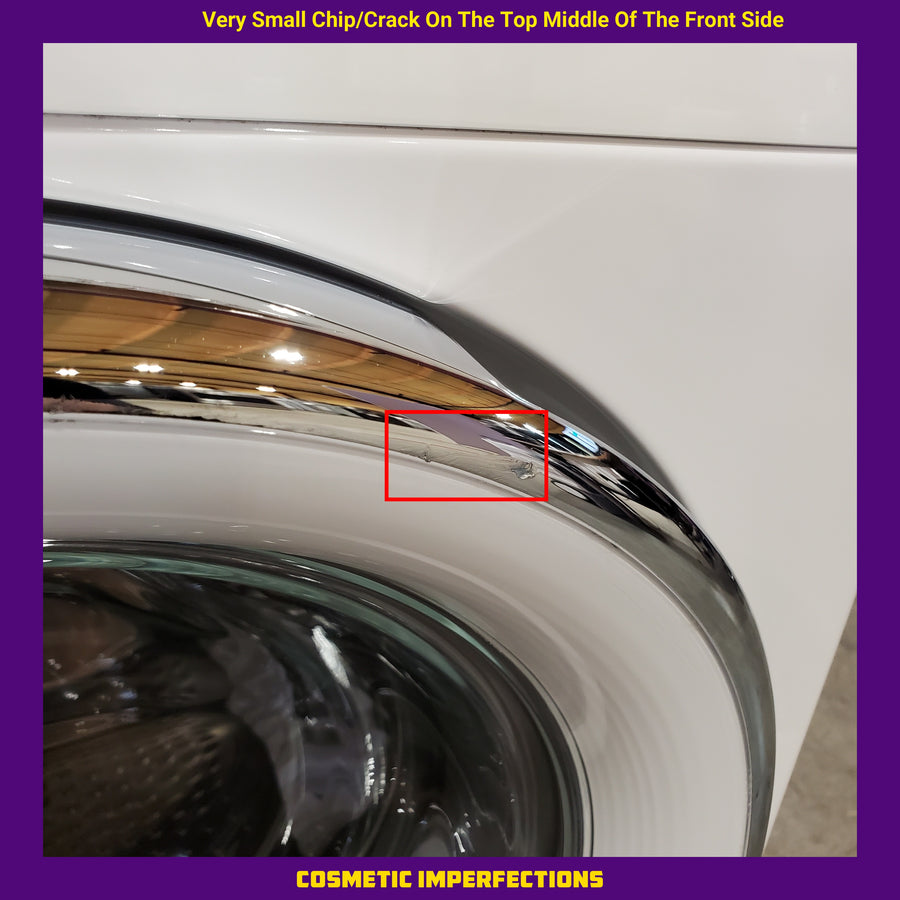 Whirlpool 2.3 Cu. Ft. High Efficiency Stackable Front Load Washer with Detergent Dosing Aid in White 31131SD42 - WFW5090JW - Scratch & Dent (Minor)