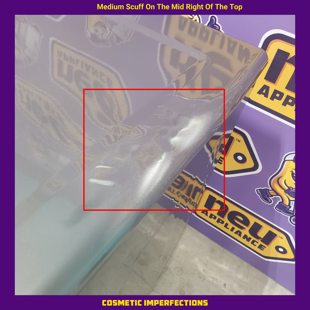 Pictures of Maytag Metallic Slate Smart Front Load Electric 7.3 Cu. Ft. Dryer with Extra Power and Advanced Moisture Sensing Plus MED8630HC - Scratch and Dent (Moderate) - Neu Appliance Outlet - Discount Appliance Outlet in Austin, Tx