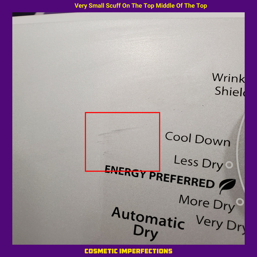 Whirlpool White Electric Extra Large 7.0 Cu. Ft. Dryer with Wrinkle Shield 22132SD121 - WED4815EW - Scratch & Dent (Minor)