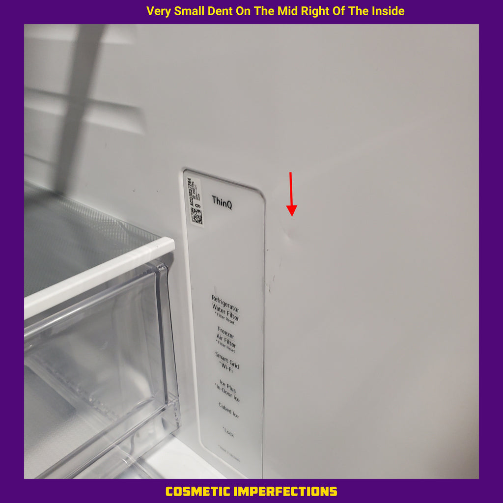 Pictures of LG 20 cu. ft. 3-Door French Door, Counter-Depth MAX™ Refrigerator with Hybrid Handles 22SD051 - LF20G6331S - Scratch & Dent (Minor) - Neu Appliance Outlet - Discount Appliance Outlet in Austin, Tx