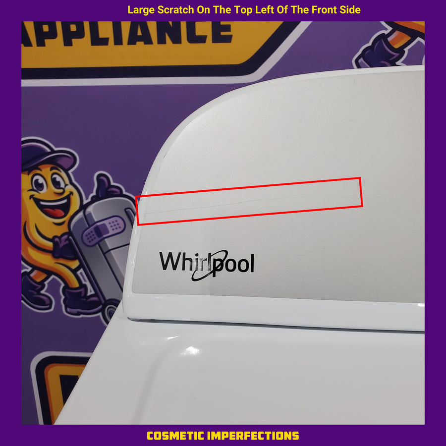 Whirlpool Top Load 3.5 Cu. Ft. Washer with Deep Water Wash Option WTW4816FW - Scratch & Dent (Minor) and Whirlpool Vented 7.0 Cu. Ft. Electric Dryer 16259 - WED4815EW - Scratch & Dent (Minor)