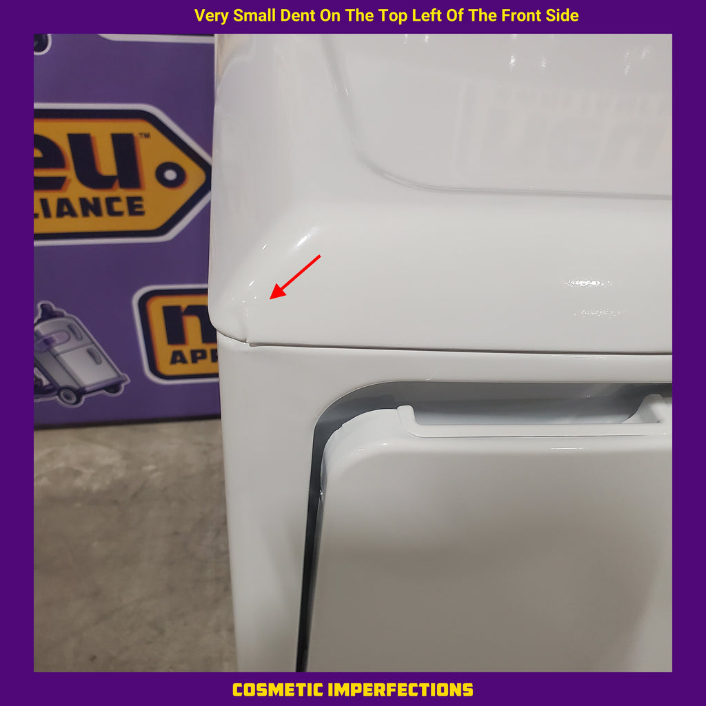 GE 4.5 cu. ft. Capacity Washer with Water Level Control GTW585BSVWS - New in Box and GE 7.2 cu. ft. Capacity Electric Dryer with Up To 120 ft. Venting and Extended Tumble  16028 - GTD48EASWWB - Certified Refurbished