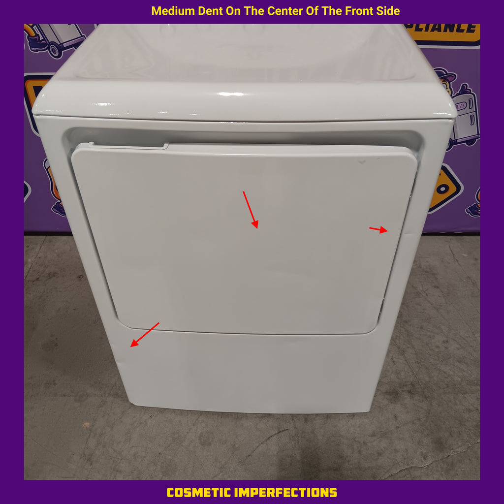 GE White Top Load 4.0 Cu. Ft. Capacity Washer with Stainless Steel Wash Basket GTW325ASWWW - New in Box and GE White Electric 7.2 Cu. Ft. Dryer with Aluminized Alloy Drum 16235 - GTD42EASJWW - Certified Refurbished