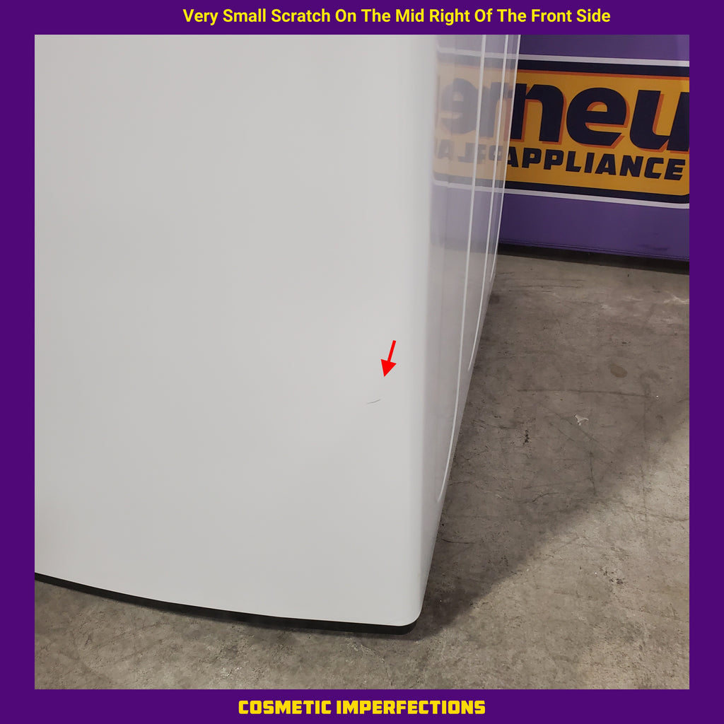 Pictures of LG Top Load 4.1 Cu. Ft. Washer with TurboDrum Technology in White WT6105CW - Scratch & Dent (Minor) and LG 7.3 Cu. Ft. Electric Rear Control Ultra Large Capacity Dryer in White with Sensor Dry 16122 - DLE6100W - Open Box - Neu Appliance Outlet - Discount Appliance Outlet in Austin, Tx