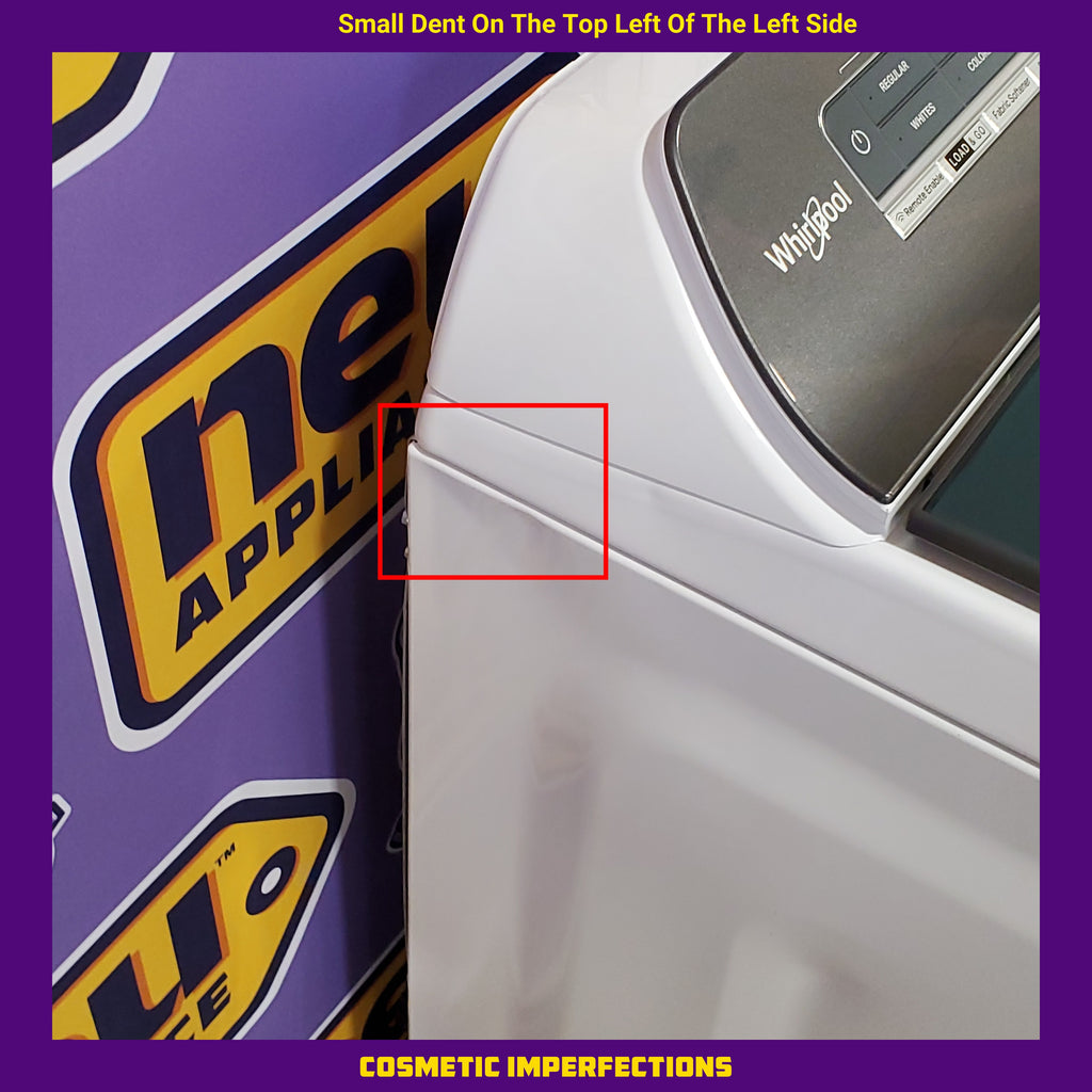 Pictures of Whirlpool 5.2 - 5.3 cu. ft. Top Load Washer with 2 in 1 Removable Agitator and Load & Go™ dispenser WTW8127LW - Scratch & Dent (Minor) - Neu Appliance Outlet - Discount Appliance Outlet in Austin, Tx