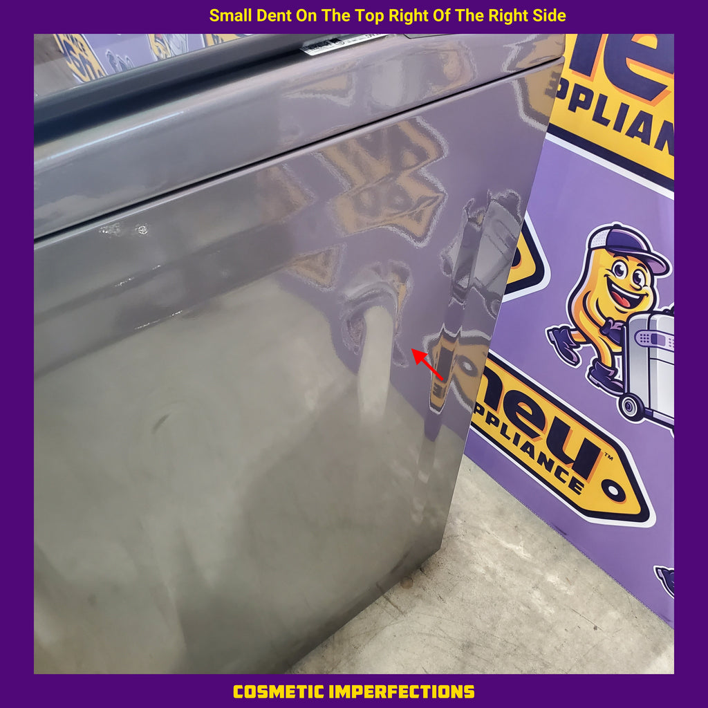 Pictures of Maytag 5.3 cu. ft. Metallic Slate Smart Capable ENERGY STAR Top Load Washing Machine with Extra Power MVW7232HC - Scratch & Dent (Minor) and Maytag 7.4 Cu. Ft. Metallic Slate Electric Dryer with Extra Power MED7230HC - Open Box - Neu Appliance Outlet - Discount Appliance Outlet in Austin, Tx