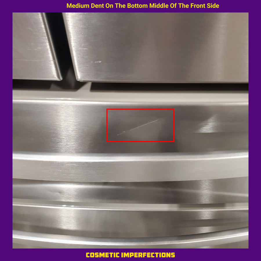Whirlpool French Door Bottom Mount Refrigerator in Fingerprint Resistant Stainless Steel 22132SD129 - WRMF3636RZ - Scratch & Dent (Moderate)