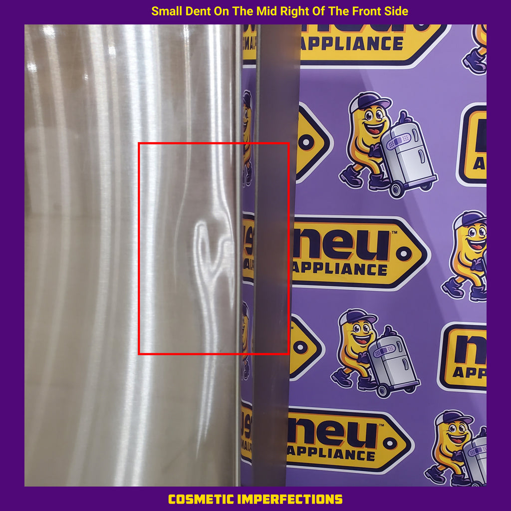 Samsung 25 cu. ft. 33" Wide Standard Depth 3-Door French Door Smart Refrigerator in Stainless Steel with Beverage Center and Dual Ice Maker 30132SD55 - RF25C5551SR - Scratch & Dent (Minor)