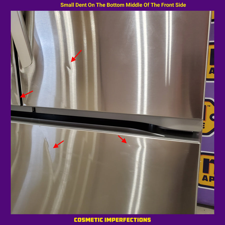 LG 26 cu. ft. Counter-Depth MAX™, French Door Refrigerator, with Craft Ice™ 31133SD120 - LRRXC2606S - Scratch & Dent (Major)