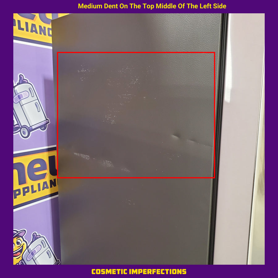 GE 20.6 cu. ft. Counter Depth French Door Refrigerator in Fingerprint Resistant Stainless, ENERGY STAR GYE21JYMFS - Scratch & Dent (Moderate)