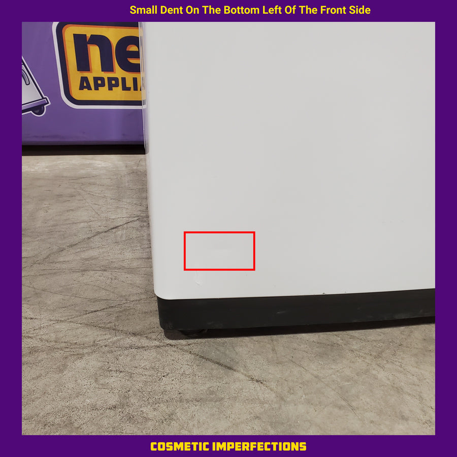Samsung Top Load 5.0 Cu. Ft. Washer with Super Speed in White 31135SD249 - WA50R5400AW - Scratch & Dent (Moderate)