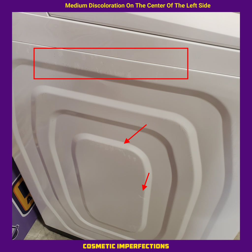 Samsung White Top Load 5.0 Cu. Ft. Washer with Active Water Jet 16096 - WA50R5200AW - Certified Refurbished and Samsung White Electric 7.4 Cu. Ft. Dryer with Sensor Dry 16085 - DVE50R5200W - Certified Refurbished