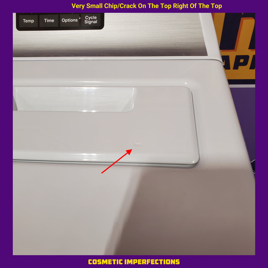 Maytag Top Load 4.8 cu ft Washer with Deep Fill and Slow-Close Glass Lid MVW6200KW - Scratch & Dent (Minor) and Maytag 7.0 cu ft Electric Dryer with Moisture Sensing and Quick Dry Cycle 16190 - MED6200KW - Scratch & Dent (Moderate)