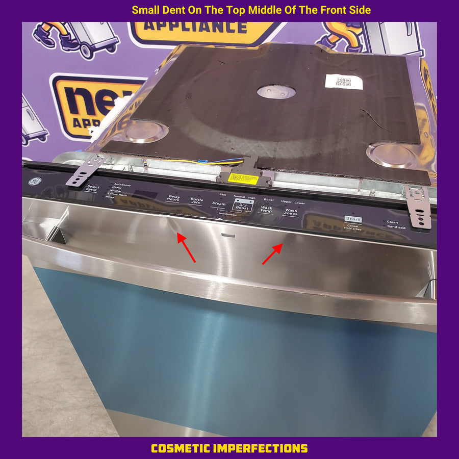 GE ENERGY STAR Fingerprint Resistant Top Control with Stainless Steel Interior Dishwasher with Sanitize Cycle 251318SD1336 - GDT650SYVFS - Scratch & Dent (Moderate)