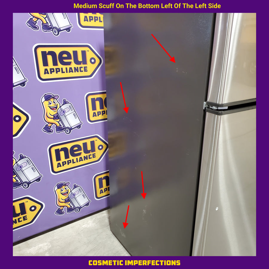 GE® ENERGY STAR® 21.1 Cu. Ft. Top-Freezer Refrigerator 31133SD127 - GTE21GSHSS - Scratch & Dent (Major)