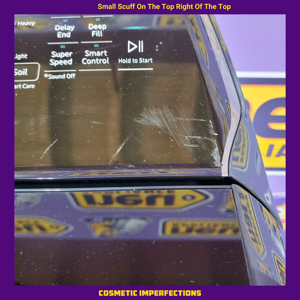 Pictures of Samsung Brushed Navy Blue 5.4 cu. ft. Smart Top Load Washer with Pet Care Solution and Super Speed Wash 1CR0515 - WA54CG7150AD - Certified Refurbished - Neu Appliance Outlet - Discount Appliance Outlet in Austin, Tx