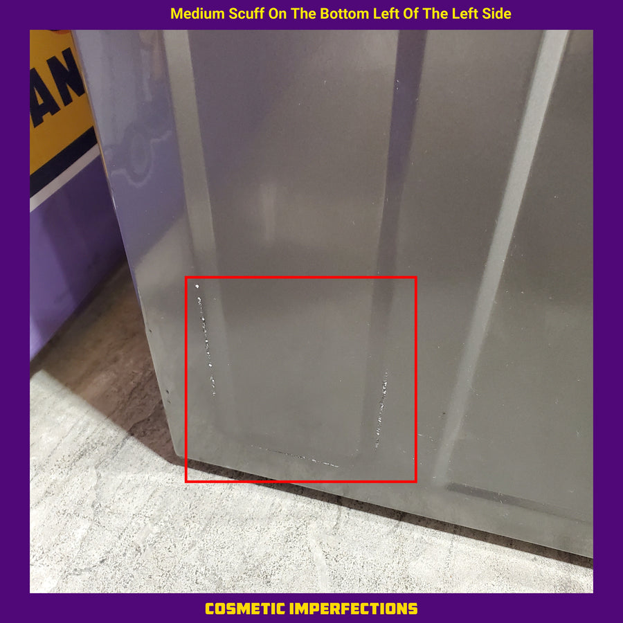 Electrolux Titanium Front Load 600 Series 4.5 Cu. Ft. Washer with Smartboost ELFW7637AT - Scratch & Dent (Minor) and Electrolux 8 cu. ft. vented Front Load Stackable 600 Series Electric Dryer in Titanium with LuxCare Dry 16245 - ELFE7637AT - Open Box