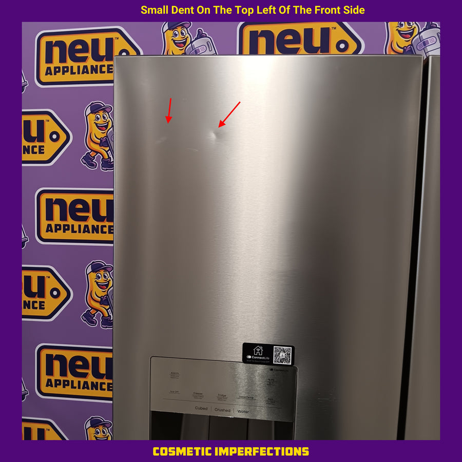 Hisense PureFlat 25.6-cu ft 4-Door Smart French Door ENERGY STAR Refrigerator in Stainless Steel with Ice Maker, Water and Ice Dispenser 22231SD314 - HRM260N6TSE - Scratch & Dent (Moderate)