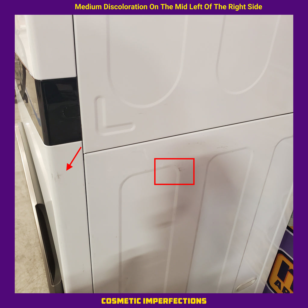 Pictures of LG Front Load Wash Tower with Center Control 4.5 Cu. Ft. Washer and 7.4 Cu. Ft. Dryer 5SD185 - WKE100HWA - Scratch & Dent (Minor) - Neu Appliance Outlet - Discount Appliance Outlet in Austin, Tx