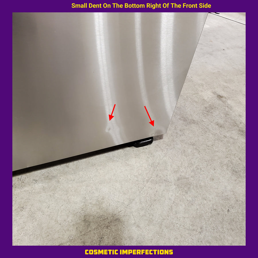 Samsung Bespoke Stainless Steel 3 Door French Door 30 Cu. Ft. Refrigerator with EZ Open Handle and Dual Ice Makers 22134SD235 - RF30BB6200QL - Scratch and Dent (Major)