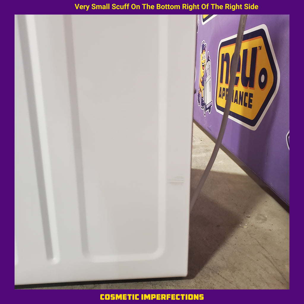 Vibekio 1.8 cu. ft. vented Front Load Stackable Compact Electric Dryer in White 6SD94 - CD-7 - Scratch & Dent (Minor)