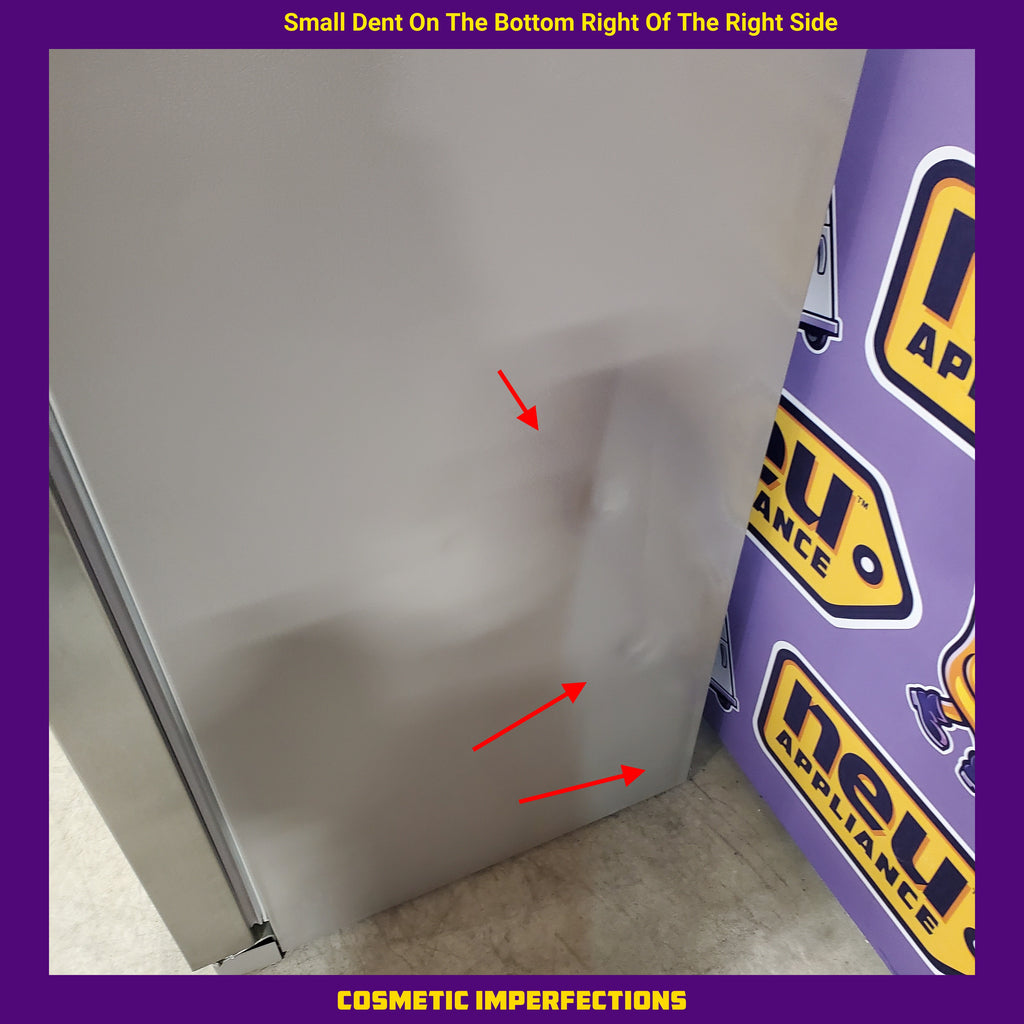 Frigidaire 22 Cu. Ft. Counter-Depth Side-by-Side Refrigerator in Stainless Steel 3SD968 - FRSC2333AS - Scratch & Dent (Moderate)