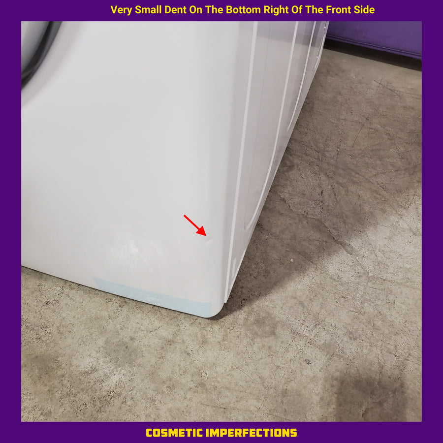 LG 7.4 cu. ft. Vented Stackable Electric Dryer in White with Sensor Dry Technology 22231SD290 - DLE3470W - Scratch & Dent (Minor)
