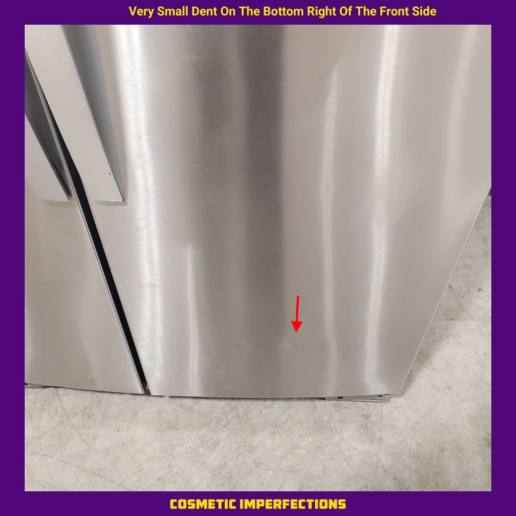 Pictures of Whirlpool Counter Depth 20.6 cu. ft. Side by Side Refrigerator in Fingerprint-Resistant Stainless Steel with In Door Ice and Water Dispenser - 1CR375 - WRS571CIHZ - Certified Refurbished - Neu Appliance Outlet - Discount Appliance Outlet in Austin, Tx