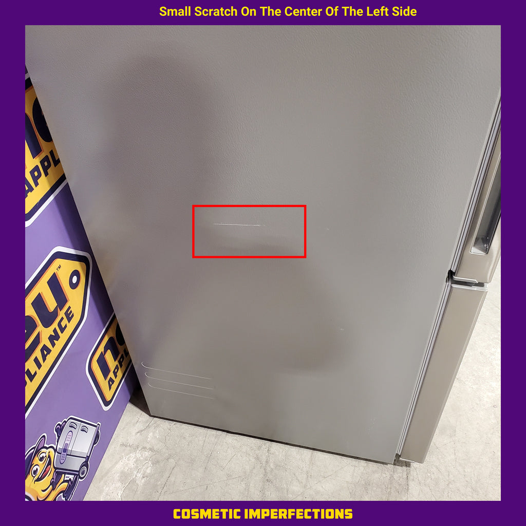 Vissani 18.7 cu. ft. Bottom Freezer Refrigerator in Stainless Steel 25SD112 - MDBF18SS - Scratch & Dent (Moderate)