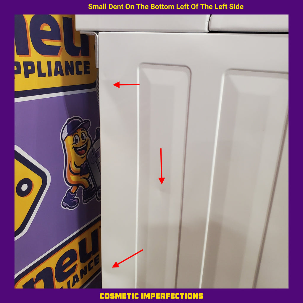 Pictures of Frigidaire Electric Washer/Dryer Laundry Center - 3.9 Cu. Ft Washer and 5.5 Cu. Ft. Dryer FLCE7522AW - Scratch & Dent (Moderate) - Neu Appliance Outlet - Discount Appliance Outlet in Austin, Tx