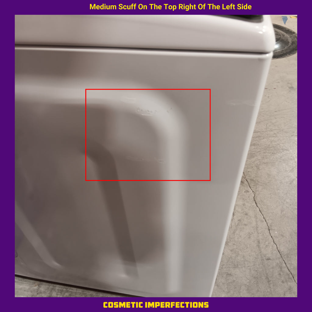 Pictures of Maytag Top Load 4.8 cu ft Washer with Deep Fill and Slow-Close Glass Lid MVW6200KW - Scratch & Dent (Minor) and Maytag 7.0 cu ft Electric Dryer with Moisture Sensing and Quick Dry Cycle 16156 - MED6200KW - Open Box - Neu Appliance Outlet - Discount Appliance Outlet in Austin, Tx