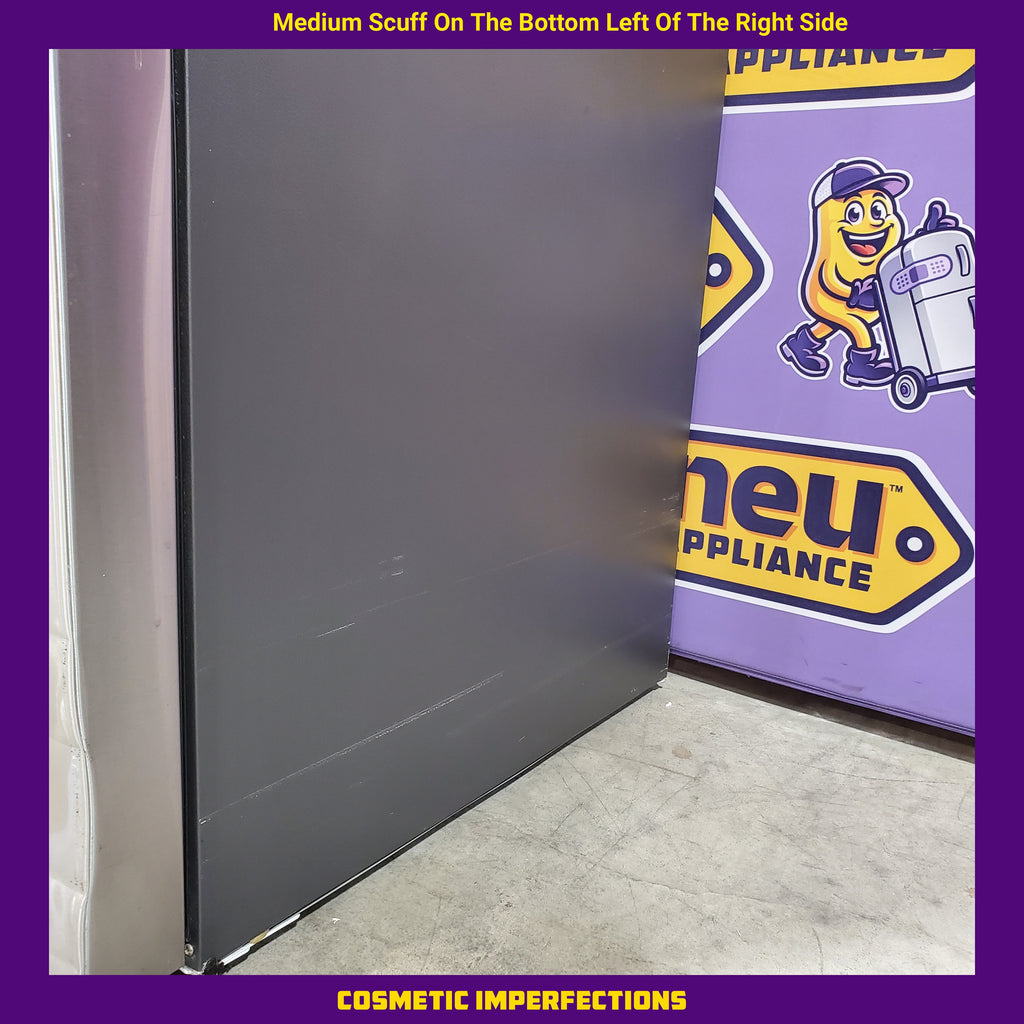 GE ENERGY STAR 27.0 Cu. Ft. Fingerprint Resistant Stainless Steel French-Door Refrigerator with Internal Water Dispenser and Icemaker 25134SD451 - GNE27JYMFS - Scratch & Dent (Major)