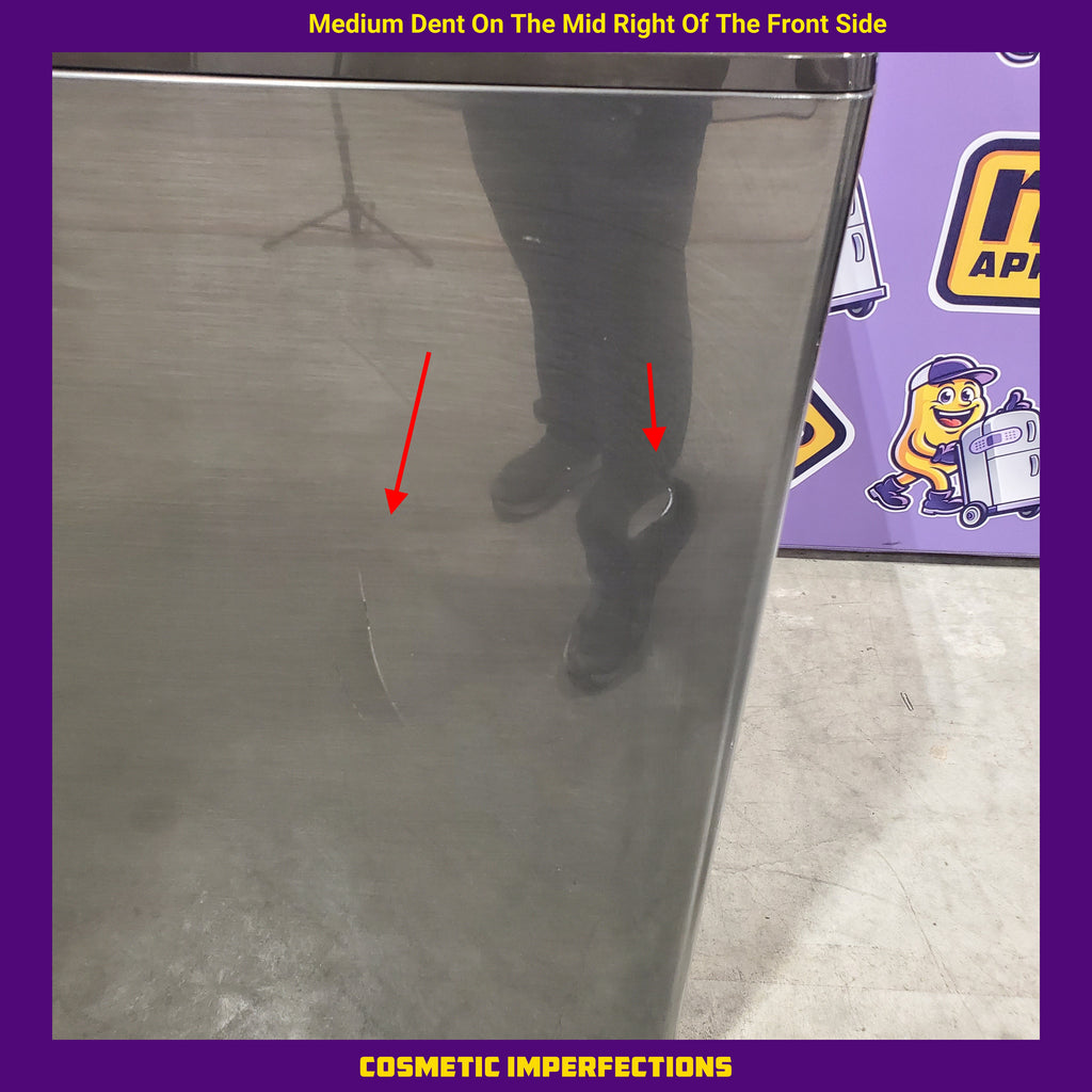 Pictures of Samsung 5.0 cu. ft. Energy Star Top Load Washer with Active Water Jet in Black Stainless Steel 1CR04034 - WA50R5400AV - Certified Refurbished - Neu Appliance Outlet - Discount Appliance Outlet in Austin, Tx