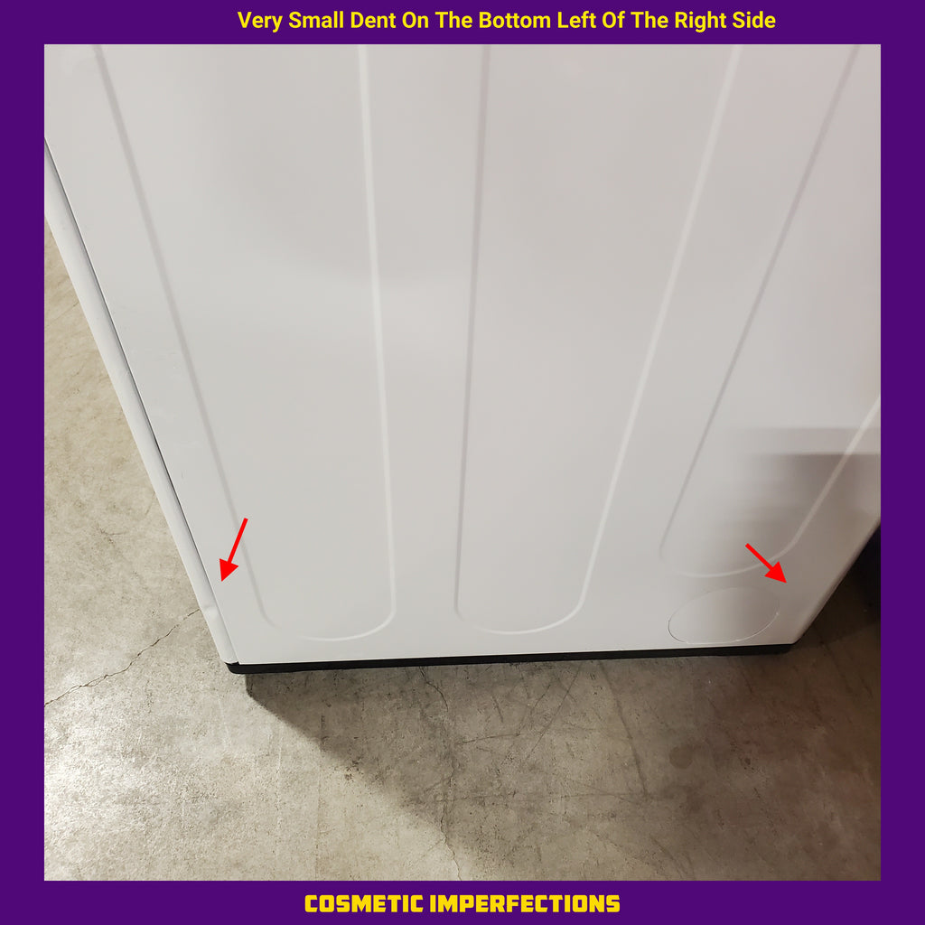 LG 4.3 cu. ft. Capacity Top Load Washer with TurboDrum™ Technology and Impeller WT6100CW - New in Box and LG 7.3 Cu. Ft.  Electric Rear Control Ultra Large Capacity Dryer in White with Sensor Dry 16083 - DLE6100W - Certified Refurbished