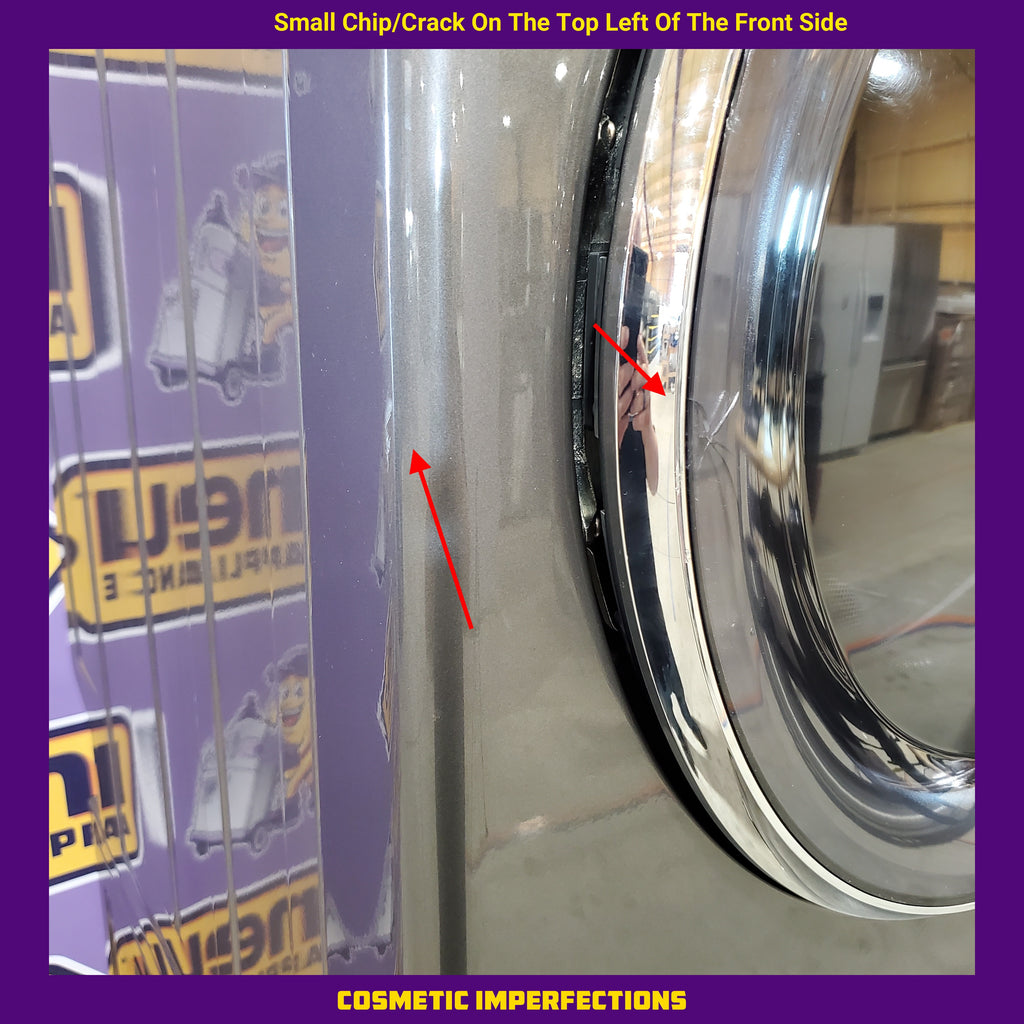 Pictures of Electrolux Laundry Tower Single Unit Front Load 4.5 Cu. Ft. Washer and 8 Cu. Ft. Gas Dryer in Titanium ELTG7600AT - Scratch & Dent (Minor) - Neu Appliance Outlet - Discount Appliance Outlet in Austin, Tx