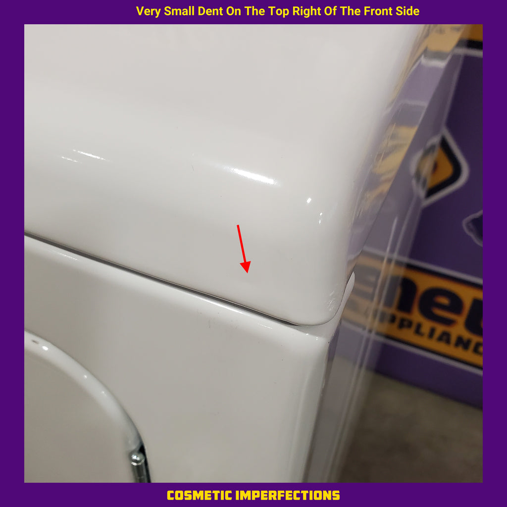Pictures of Maytag Top Load 4.8 cu ft Washer with Deep Fill and Slow-Close Glass Lid MVW6200KW - Scratch & Dent (Minor) and Maytag 7.0 cu ft Electric Dryer with Moisture Sensing and Quick Dry Cycle 16216 - MED6200KW - Scratch & Dent (Minor) - Neu Appliance Outlet - Discount Appliance Outlet in Austin, Tx