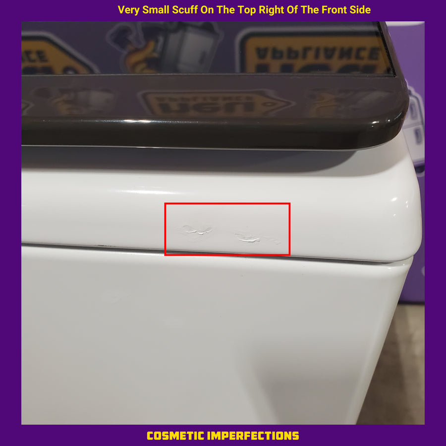 Maytag Top Load 4.8 cu ft Washer with Deep Fill and Slow-Close Glass Lid MVW6200KW - Scratch & Dent (Moderate) and Maytag 7.0 cu ft Electric Dryer with Moisture Sensing and Quick Dry Cycle 16232 - MED6200KW - Scratch & Dent (Minor)