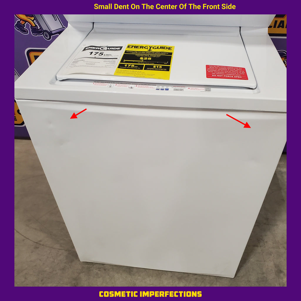 Frigidaire Gas Washer/Dryer Laundry Center - 3.9 Cu. Ft Washer and 5.5 Cu. Ft. Dryer FLCG7522AW - Scratch & Dent (Minor)