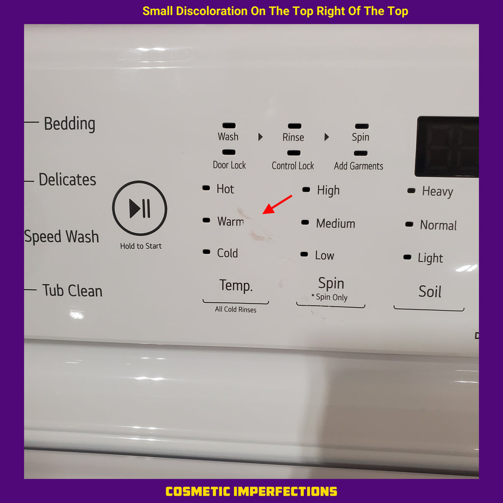 Pictures of LG White Top Load 5.0 Cu. Ft. Mega Capacity Washer with TurboDrum Technology 1CR05086 - WT7150CW - Certified Refurbished - Neu Appliance Outlet - Discount Appliance Outlet in Austin, Tx