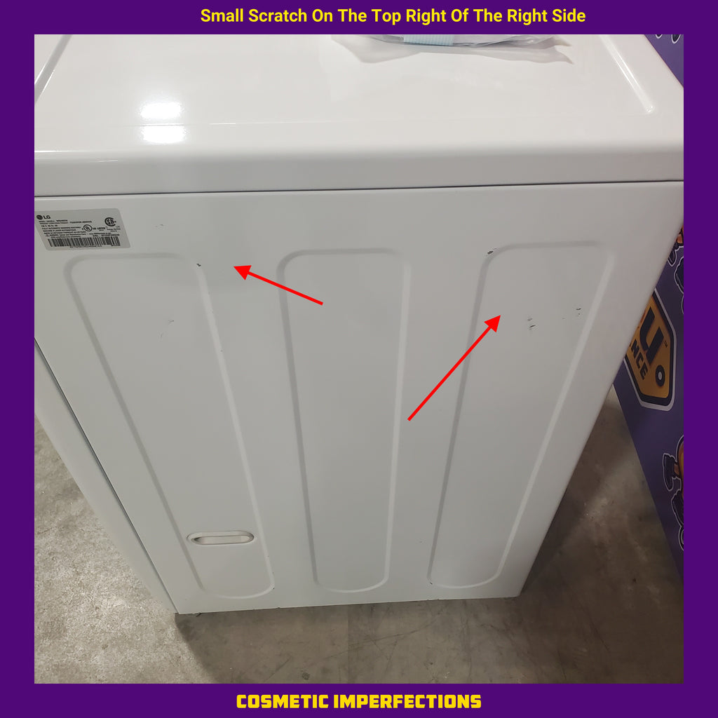 Pictures of LG 4.5-cu ft High Efficiency Stackable Front-Load Washer (White) ENERGY STAR WM3400CW - Scratch and Dent (Minor) - Neu Appliance Outlet - Discount Appliance Outlet in Austin, Tx