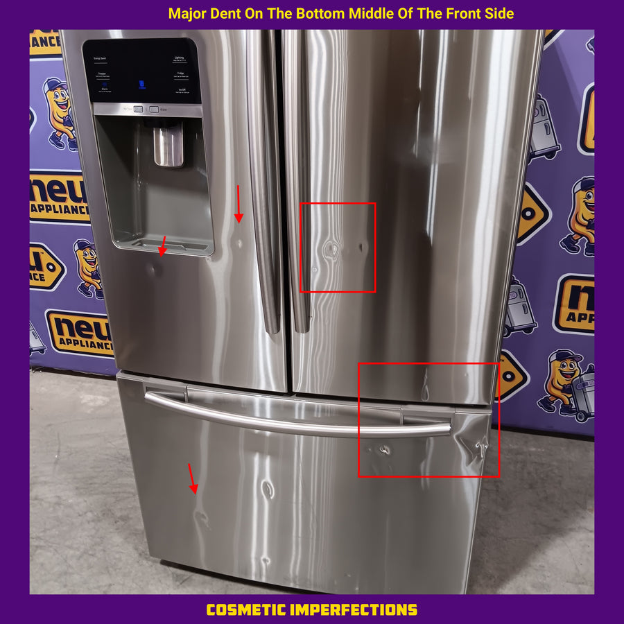 Samsung 28.5 cu. ft. French Door Refrigerator Stainless Steel RFG298HDRS - Certified Refurbished