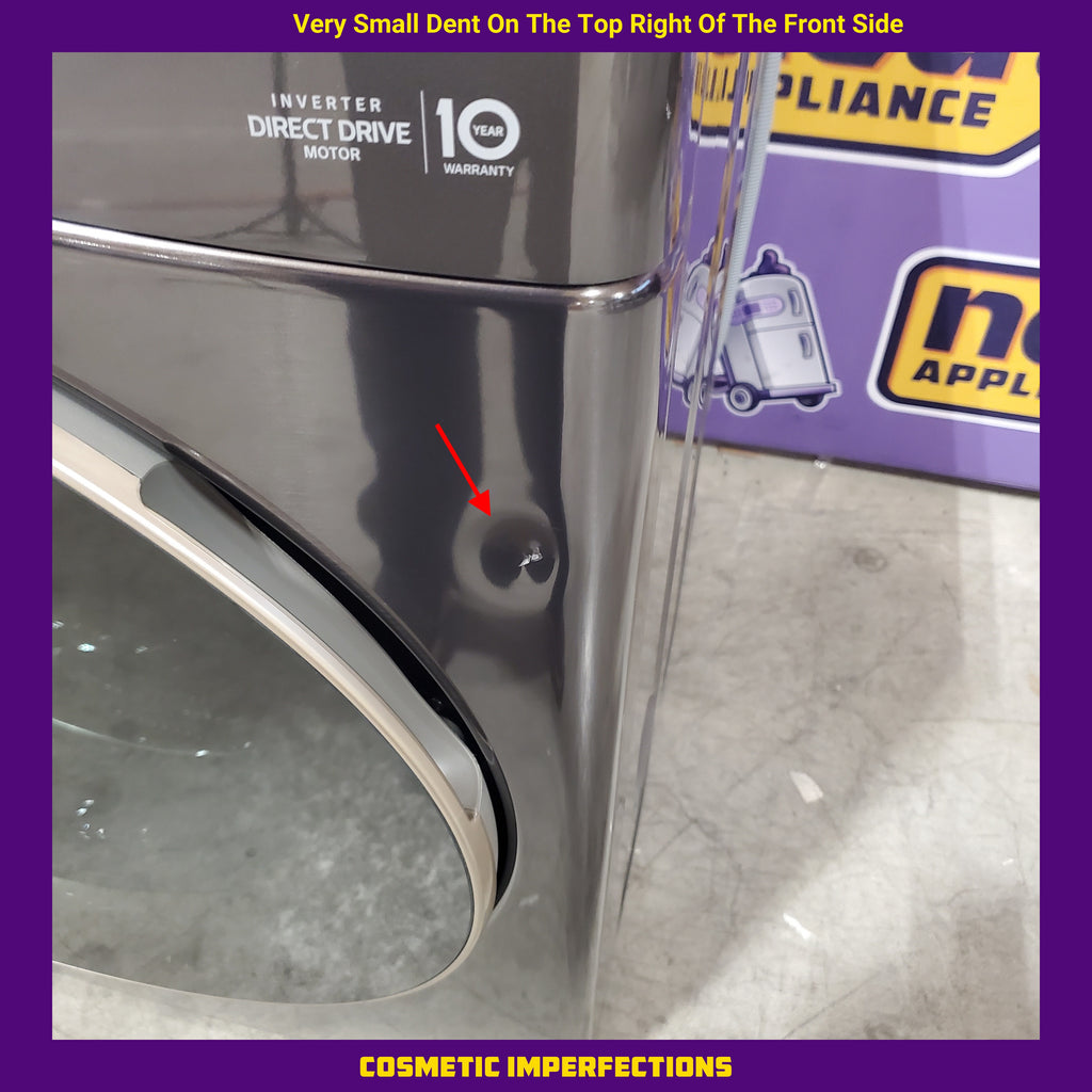 Pictures of LG Front Load 4.5 Cu. Ft. Washer with TurboWash 360 Technology WM4000HBA - Scratch & Dent (Minor) and LG Smart Wi-Fi Enabled Front Load Electric 7.4 Cu. Ft. Dryer with TurboSteam 16094 - DLEX4000B - Scratch & Dent (Minor) - Neu Appliance Outlet - Discount Appliance Outlet in Austin, Tx