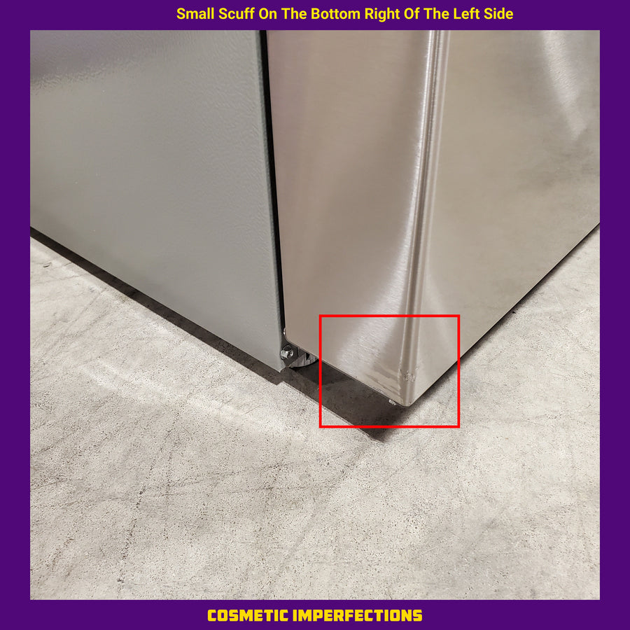 Midea Energy Star 29 cu. ft. OneTouch AutoFill™ French Door Refrigerator in Stainless Steel 22131SD104 - MRF29D9BST - Scratch & Dent (Minor)