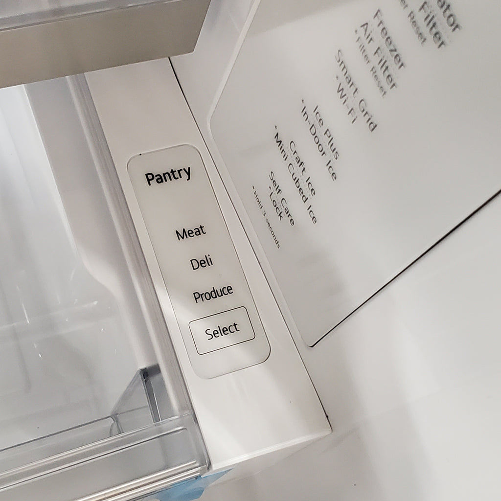 Pictures of LG 26 cu. ft. Counter-Depth French Door Refrigerator in Stainless Steel with Mirror InstaView™ LRYKC2606S - Open Box - Neu Appliance Outlet - Discount Appliance Outlet in Austin, Tx