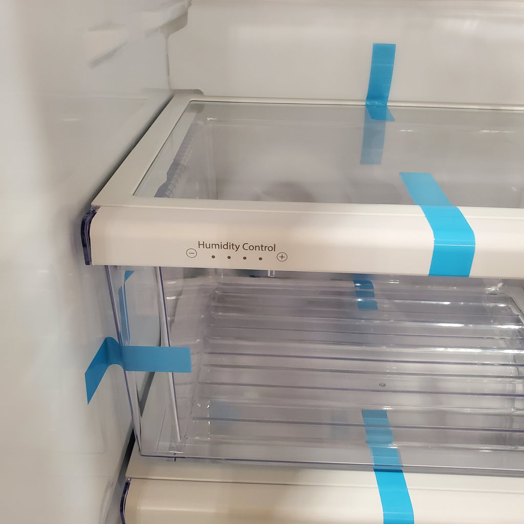 Pictures of Whirlpool Counter Depth 20.6 cu. ft. Side by Side Refrigerator in Fingerprint-Resistant Stainless Steel with In Door Ice and Water Dispenser WRS571CIHZ Scratch & Dent - Minor - Neu Appliance Outlet - Discount Appliance Outlet in Austin, Tx