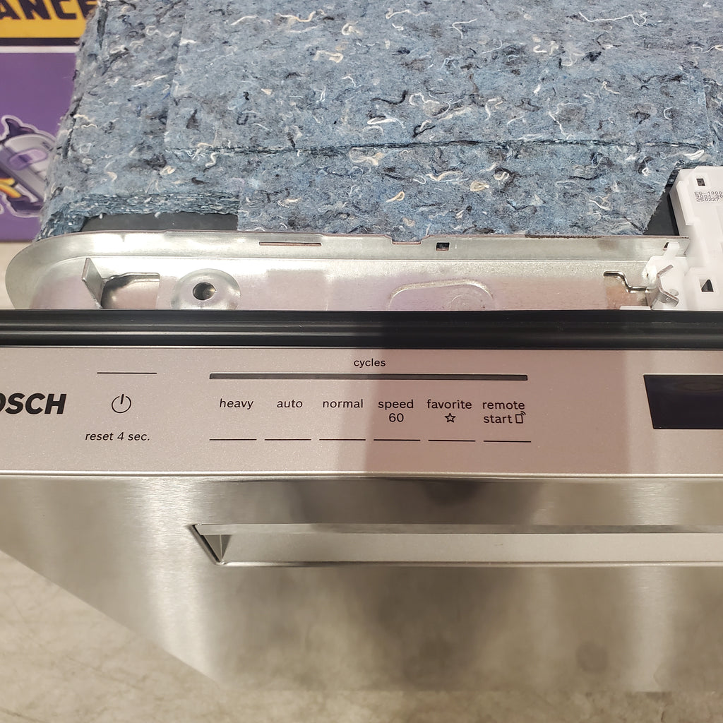 Bosch 800 Series Dishwasher 24'' Anti-fingerprint Stainless Steel 3SD850 - SHP78CM5N - Open Box